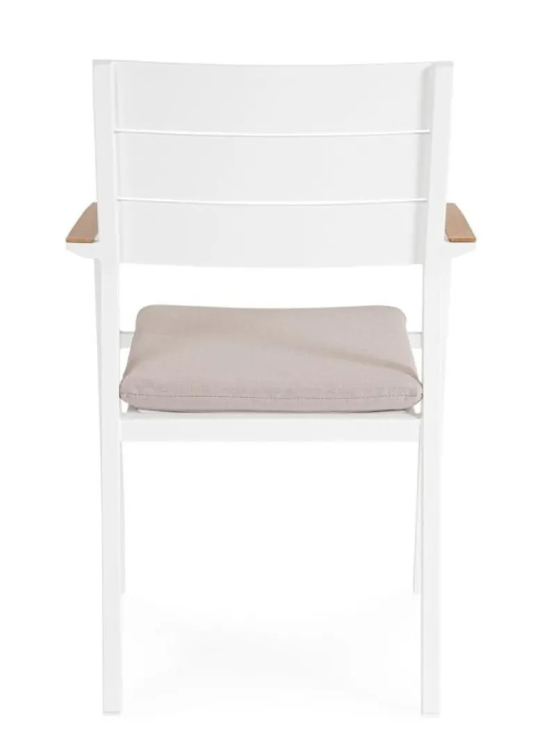 SEDIA C-BR C-C ZELMAR BIANCO YK11