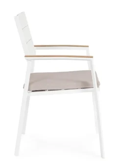 SEDIA C-BR C-C ZELMAR BIANCO YK11