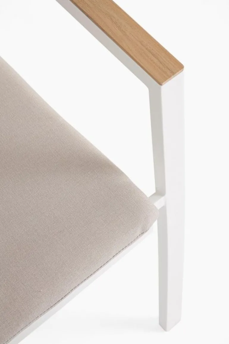 SEDIA C-BR C-C ZELMAR BIANCO YK11