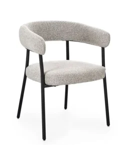 SEDIA C-BR GIAELE NERO/TORTORA