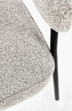 SEDIA C-BR GIAELE NERO/TORTORA