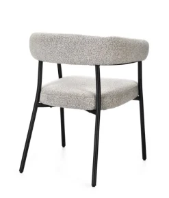 SEDIA C-BR GIAELE NERO/TORTORA