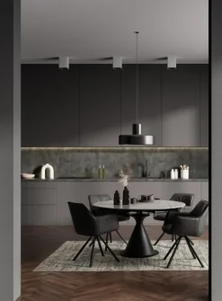 SEDIA C-BR GIREV.BREVAL GRIGIO