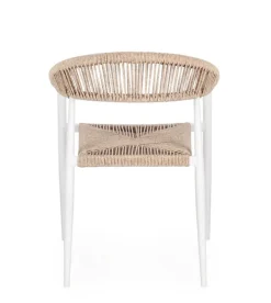 SEDIA C-BR JANDIA BIANCO/BEIGE