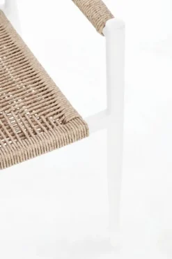 SEDIA C-BR JANDIA BIANCO/BEIGE