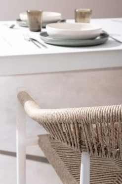 SEDIA C-BR JANDIA BIANCO/BEIGE