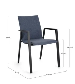 SEDIA C-BR ODEON ANTR-DENIM JX55