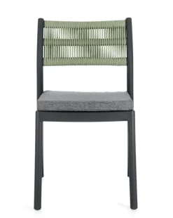 SEDIA C-C ALVIN ANTRACITE/VERDE