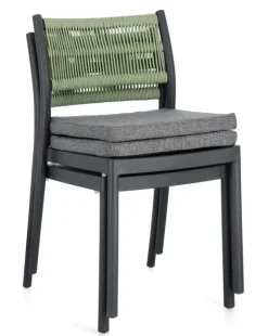 SEDIA C-C ALVIN ANTRACITE/VERDE