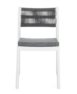 SEDIA C-C ALVIN BIANCO/GRIGIO SCURO