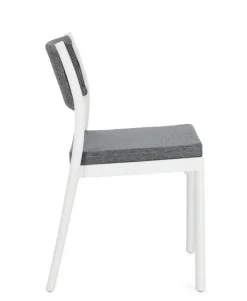 SEDIA C-C ALVIN BIANCO/GRIGIO SCURO