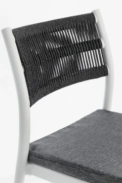 SEDIA C-C ALVIN BIANCO/GRIGIO SCURO