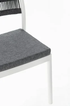 SEDIA C-C ALVIN BIANCO/GRIGIO SCURO