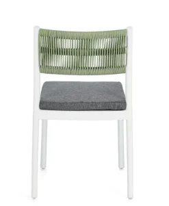 SEDIA C-C ALVIN BIANCO/VERDE