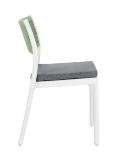 SEDIA C-C ALVIN BIANCO/VERDE