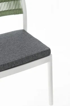 SEDIA C-C ALVIN BIANCO/VERDE