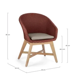 SEDIA CON BRACCIOLO SCARLET - COACHELLA