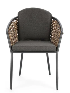 SEDIA CON CUSCINO ANTRACITE YK13 - MARIBELA