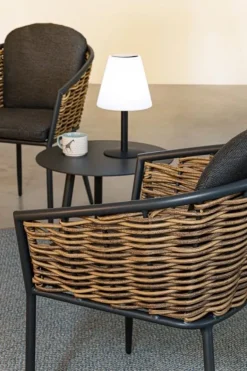 SEDIA CON CUSCINO ANTRACITE YK13 - MARIBELA