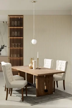 SEDIA EFFETTO BOUCLE' NATURALE - COLUMBIA