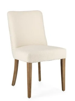 SEDIA EFFETTO BOUCLE' NATURALE - BEATRIZ