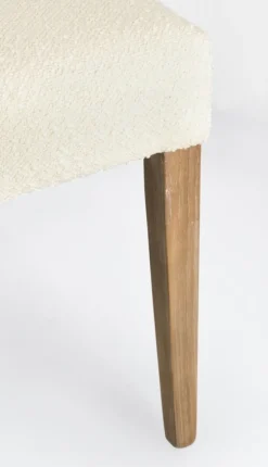 SEDIA EFFETTO BOUCLE' NATURALE - BEATRIZ