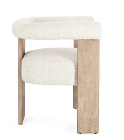 SEDIA EFFETTO BOUCLE' NATURALE - AGAPE