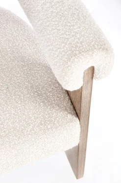 SEDIA EFFETTO BOUCLE' NATURALE - AGAPE