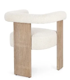 SEDIA EFFETTO BOUCLE' NATURALE - AGAPE