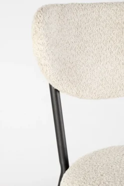 SEDIA EFFETTO BOUCLE' NATURALE - LUDMILLA