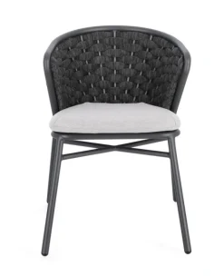 SEDIA IN ALLUMINIO ANTRACITE QS22/GRAPHITE - HARLOW