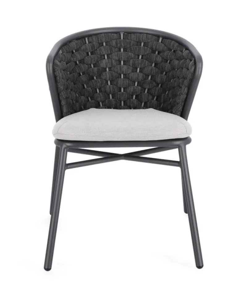 SEDIA IN ALLUMINIO ANTRACITE QS22/GRAPHITE - HARLOW