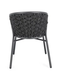 SEDIA IN ALLUMINIO ANTRACITE QS22/GRAPHITE - HARLOW