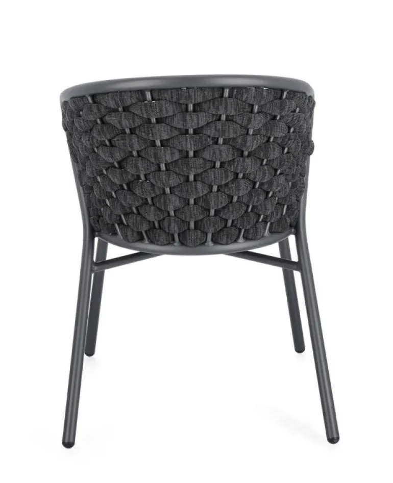 SEDIA IN ALLUMINIO ANTRACITE QS22/GRAPHITE - HARLOW