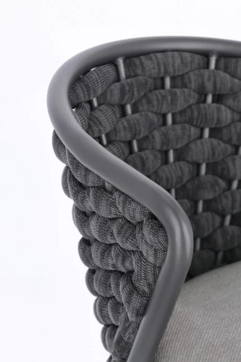 SEDIA IN ALLUMINIO ANTRACITE QS22/GRAPHITE - HARLOW