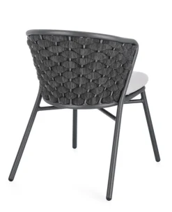 SEDIA IN ALLUMINIO ANTRACITE QS22/GRAPHITE - HARLOW