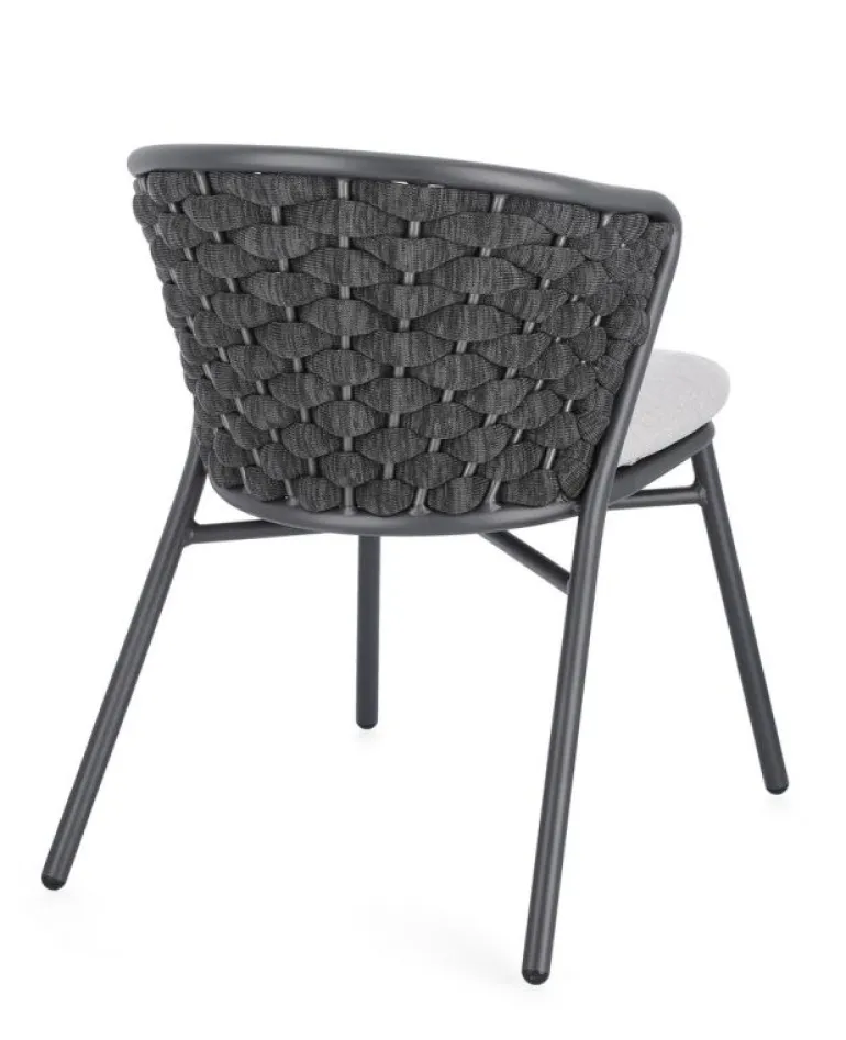 SEDIA IN ALLUMINIO ANTRACITE QS22/GRAPHITE - HARLOW