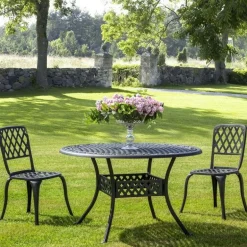 SEDIA IN ALLUMINIO ANTRACITE - FAENZA