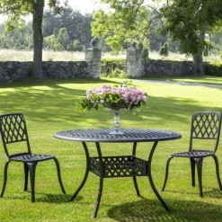 SEDIA IN ALLUMINIO ANTRACITE - FAENZA