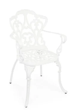 SEDIA IN ALLUMINIO BIANCA - VICTORIA