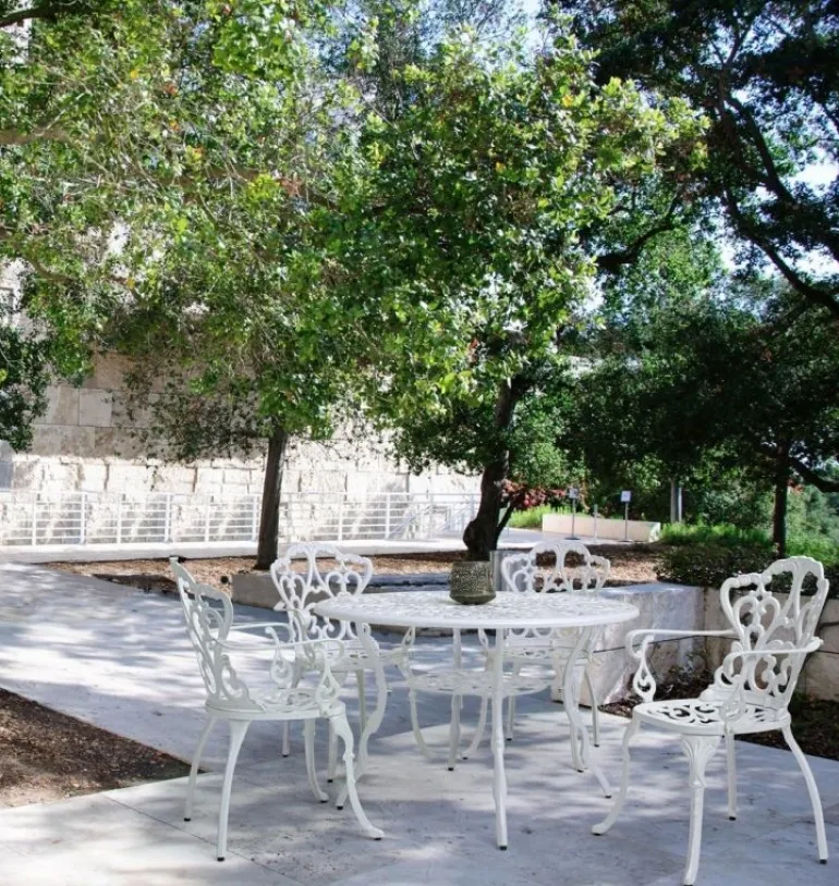 SEDIA IN ALLUMINIO BIANCA - VICTORIA