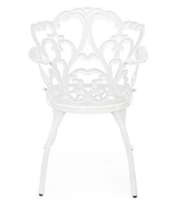 SEDIA IN ALLUMINIO BIANCA - VICTORIA