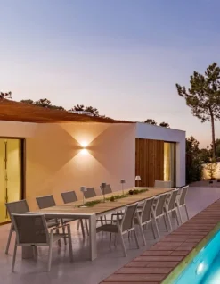 SEDIA IN ALLUMINIO BIANCO GK50 - CAMERON