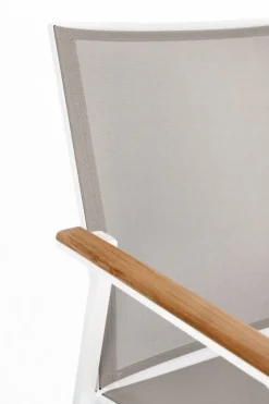 SEDIA IN ALLUMINIO BIANCO GK50 - CAMERON