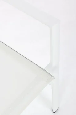 SEDIA IN ALLUMINIO IMPILABILE BIANCO CX21 - KONNOR