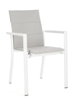 SEDIA IN ALLUMINIO IMPILABILE BIANCO CX21 - KONNOR