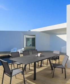 SEDIA IN ALLUMINIO IMPILABILE ANTARCITE GK52 - CRUISE