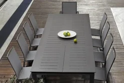 SEDIA IN ALLUMINIO IMPILABILE ANTARCITE GK52 - CRUISE