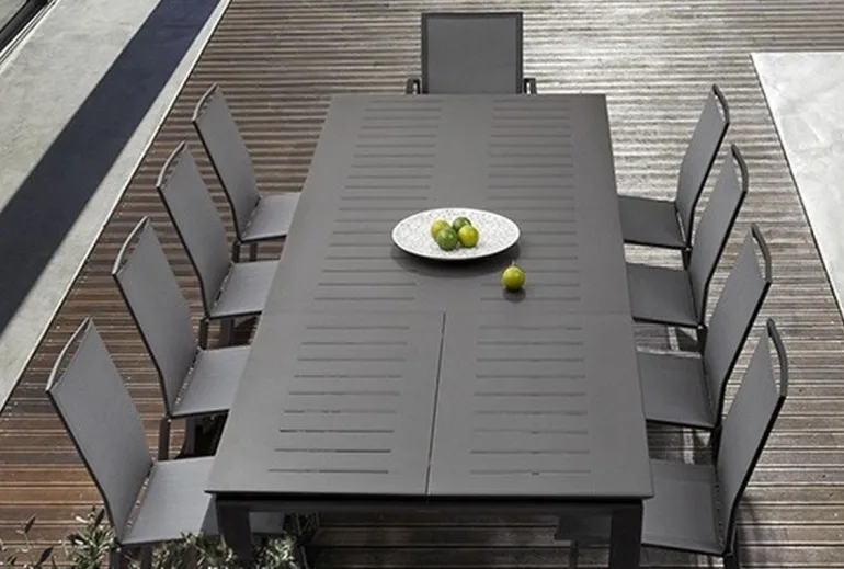 SEDIA IN ALLUMINIO IMPILABILE ANTARCITE GK52 - CRUISE