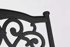 SEDIA IN ALLUMINIO IMPILABILE ANTRACITE- IVREA